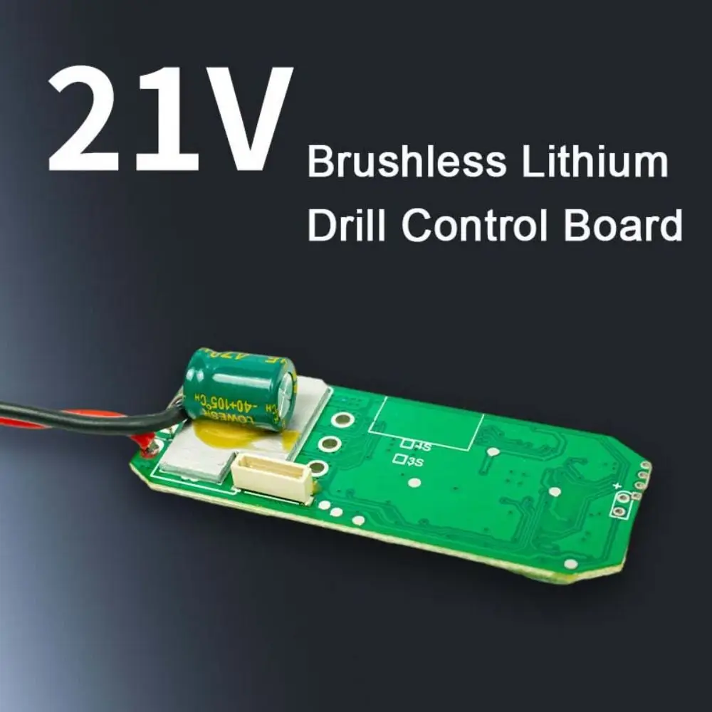 

New 6.6*2.5cm Charging Drill Protection Board Metal ABS Drill Controller 21V Protection Circuit Board Electric tool