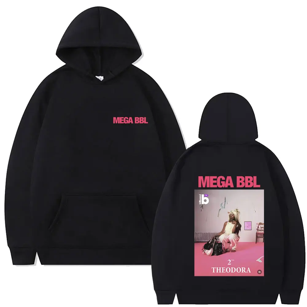

Rapper Theodora Mega Bbl Album Print Hoodie Men Women Hip Hop Fashion Oversized Streetwear Male Casual Vintage Pullover Hoodies