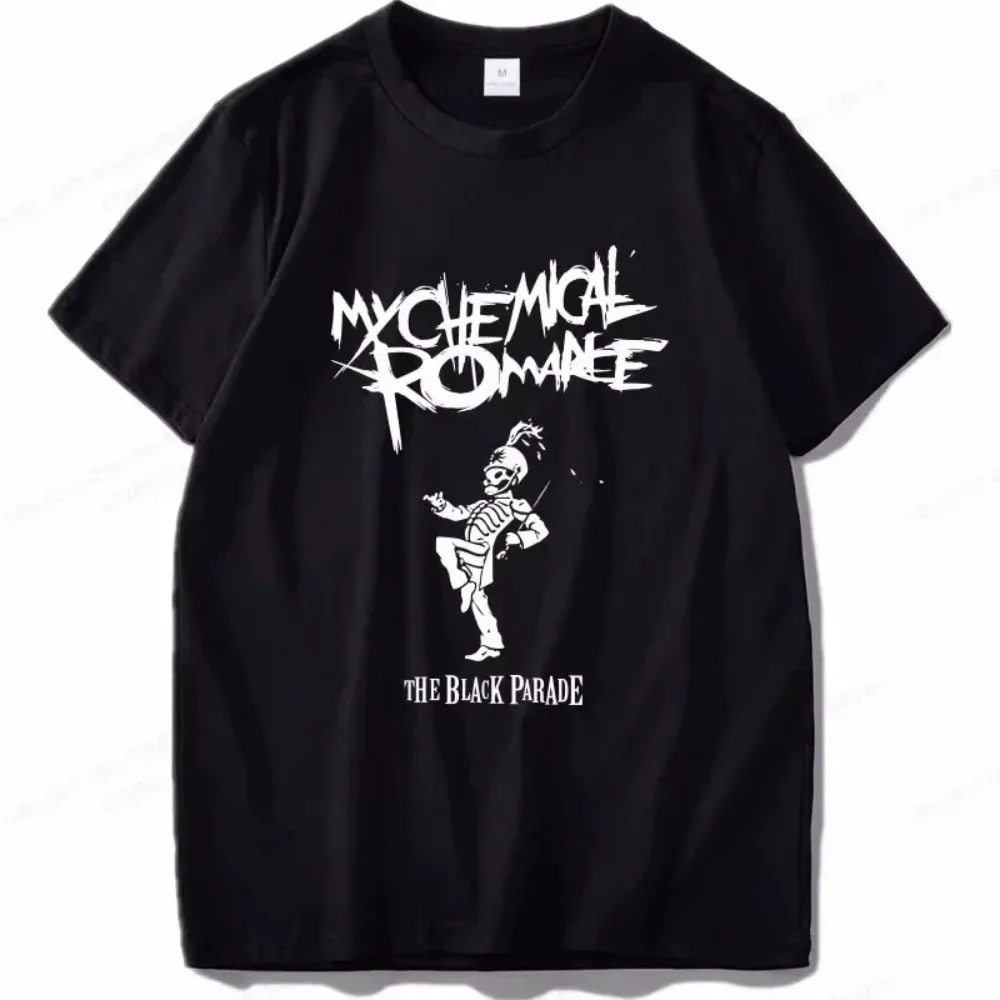 My Chemical Romance T-Shirt Damen T-Shirts Coole Hip-Hop Herren T-Shirts Lässige Sommer Vintage Anime Unisex Mode Y2K Kleidung ﻿ – Detail 4