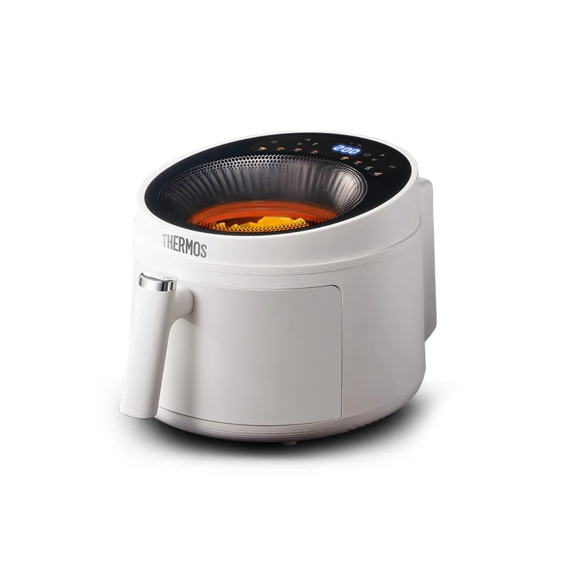Air Fryer Household Visual Double Channel Electric Fryer Double Layer Large Capacity Oven 5L New Fried Chicken