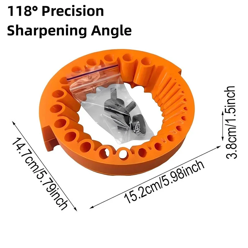 

Multipurpose Drill Bit Grinding Sharpener Polishing Grinding Tool Powered Tool Parts Applicable Angle Grinder