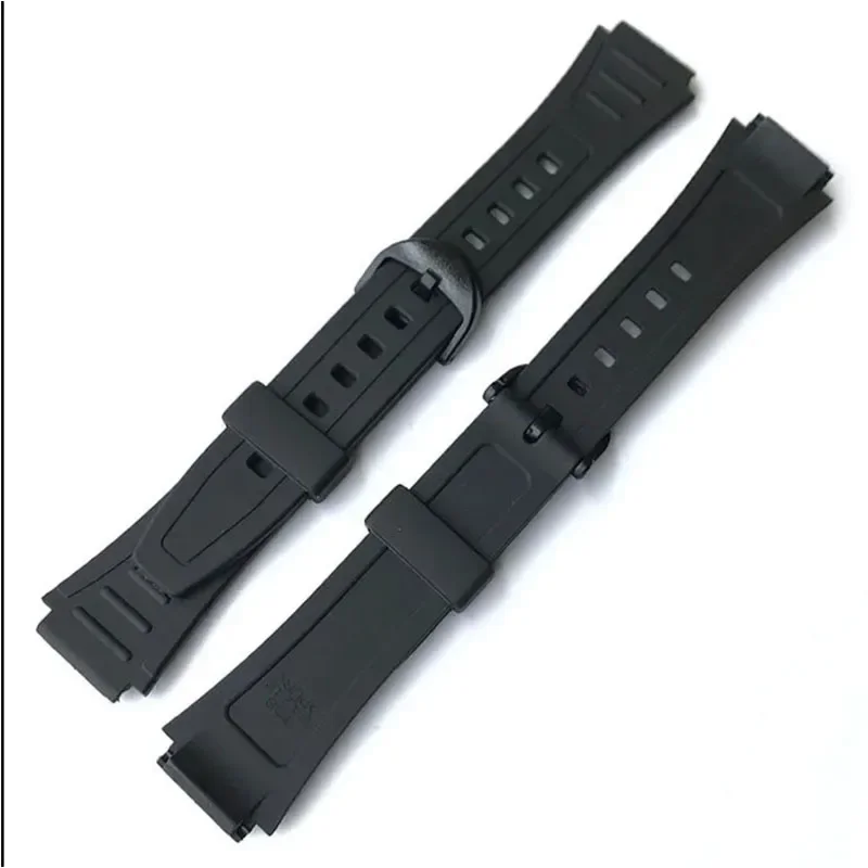 Watch band For Casio G-Shock W-800H W-217H AQ-S800W Resin Rubber Convex Joint 18mm Bracelet watch accessories band