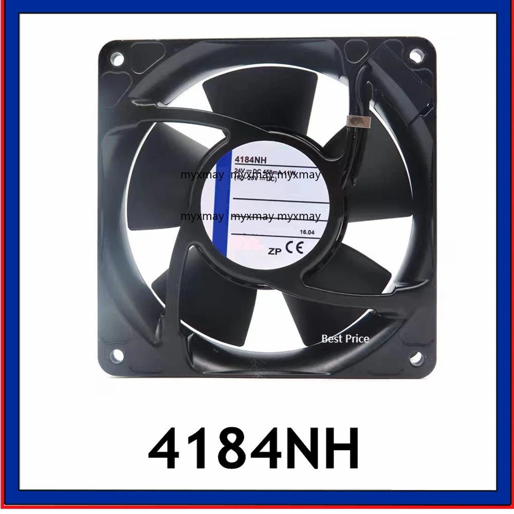 

Cooling Fan 4184NH DC 24V 458mA 11W 12038 120X120X38mm for Cabinet Gabinete Inverter Cooler Device Ventilatio
