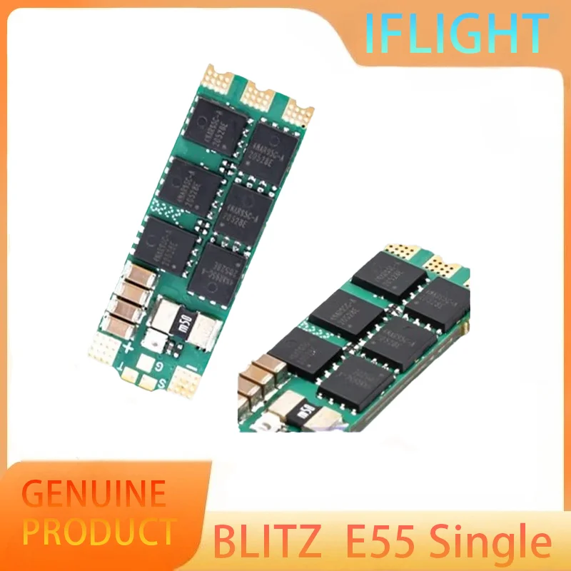 

IFlight BLITZ E55 Single 55A G071 2-6S LIPO BLHELI32 ESC with Current Sensor for FPV Freestyle Drones DIY Parts