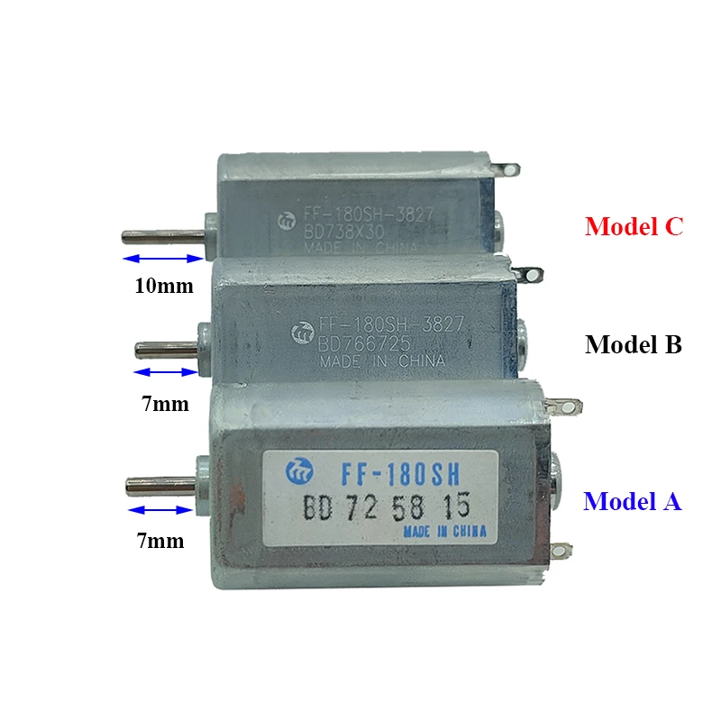 MABUCHI FF-180SH-3827 Mini 180 Motor DC 1.2V 2.4V 3V 3.7V 22000RPM High Speed Micro 20mm Electric Motor for Shaver Toothbrush