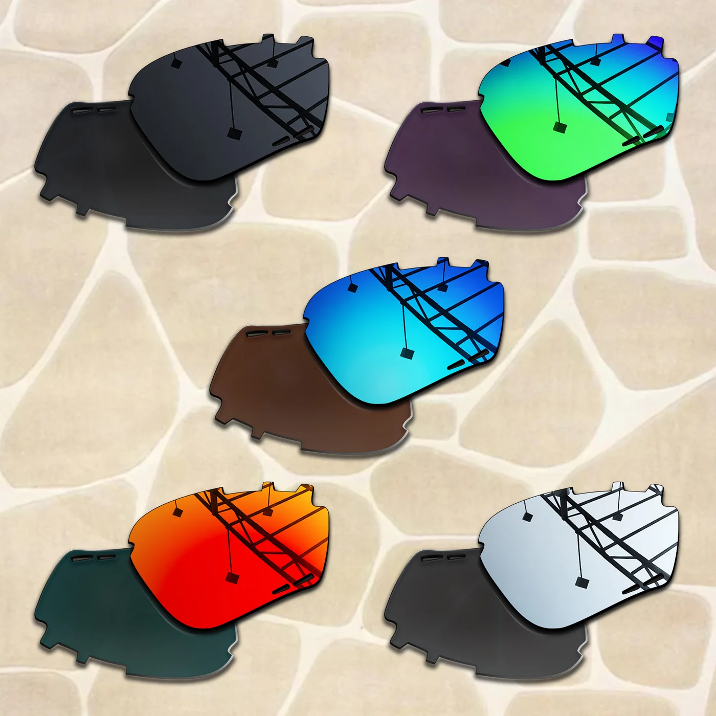 Anti-Scratch Polarized Replacement Lenses for Rudy Project Propulse Sunglasses