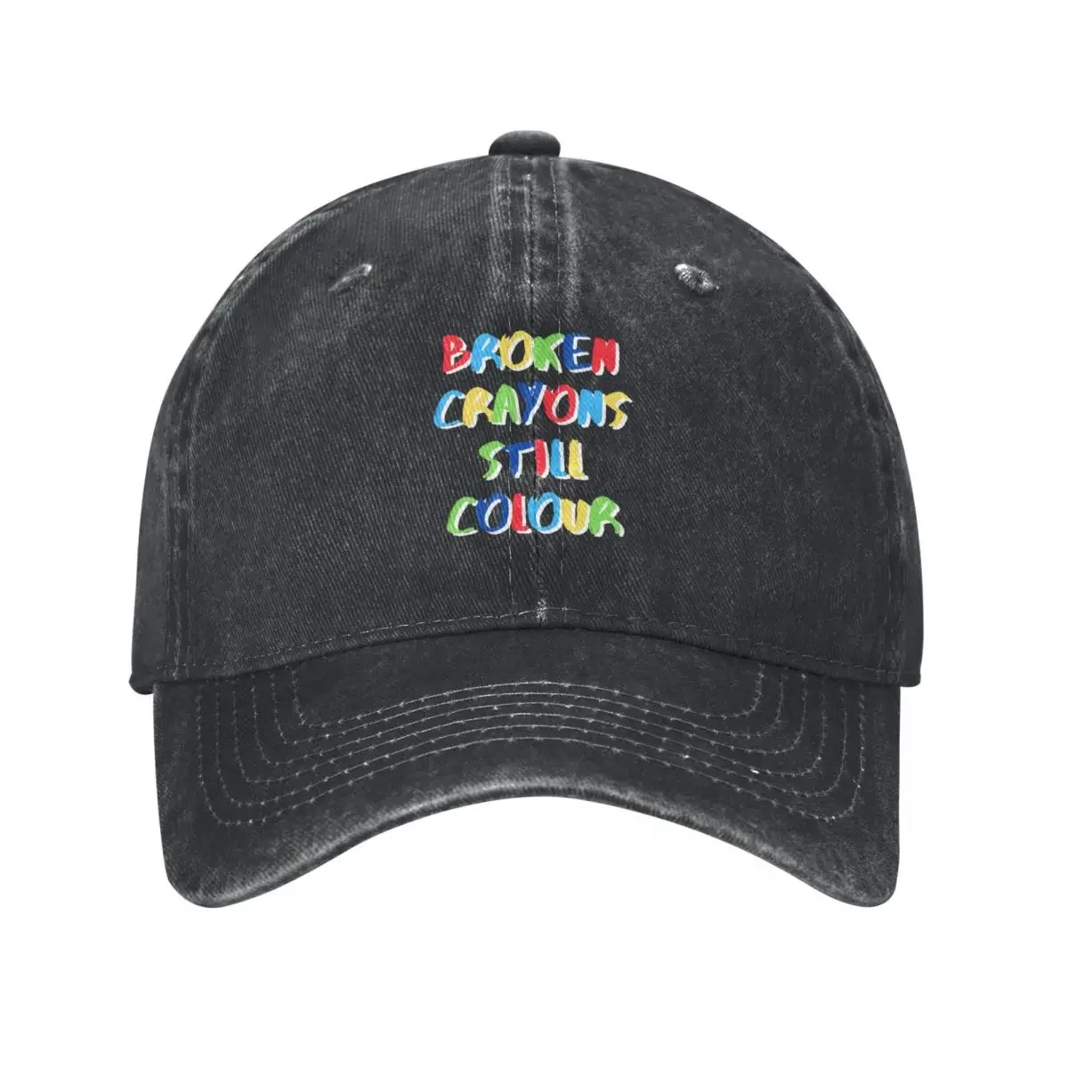 

Broken Crayons Still Colour Baseball Cap cute Wild Ball Hat custom Hat Sun Cap Woman Men's