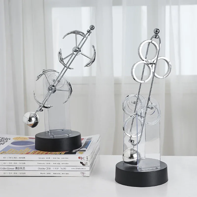 Physics Science Newton Pendulum Nordic Home Decoration Accessories Modern Metal Maglev Balance Balls Office Desk Decor Gifts view 2