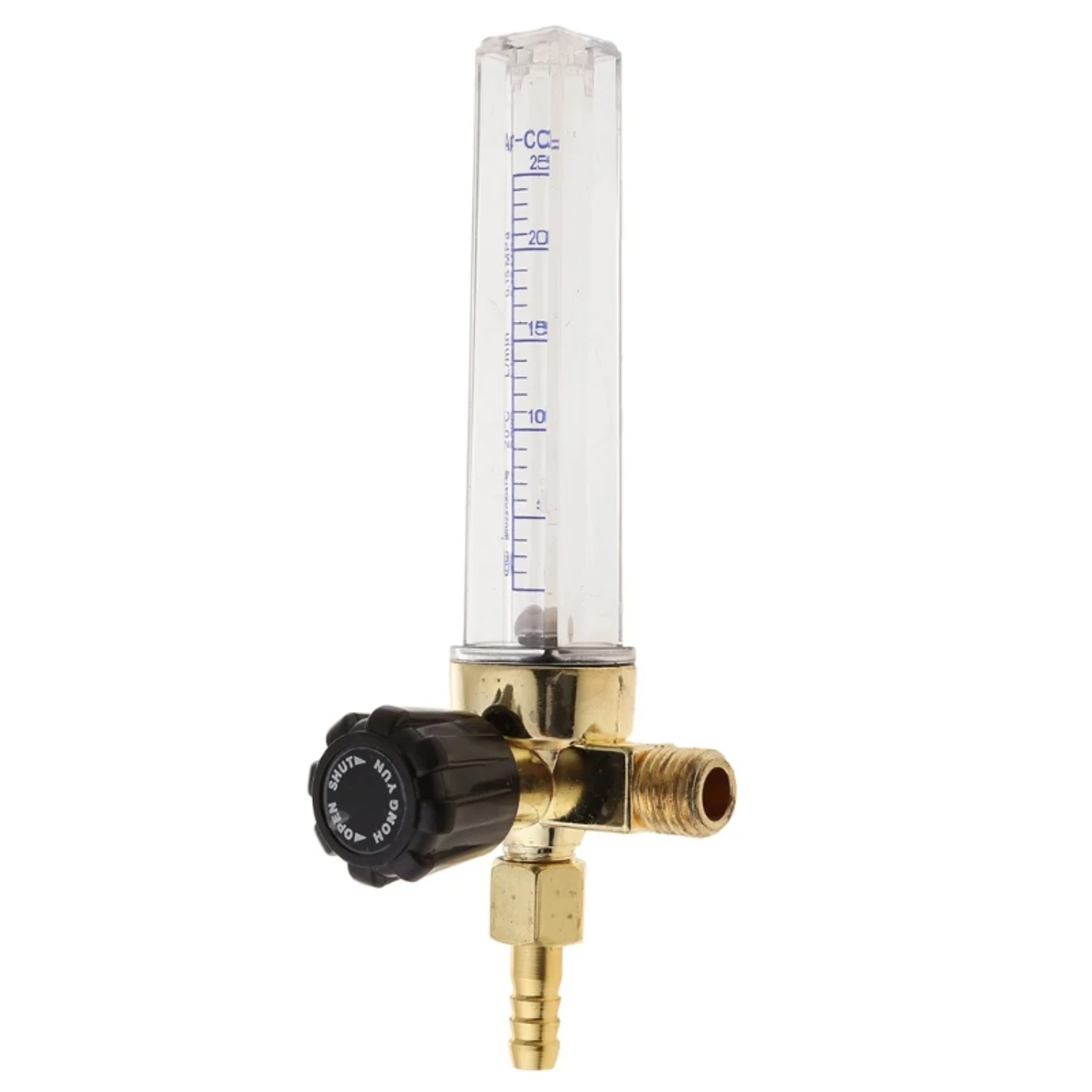 Industry Grade High Accuracy Clear Scale Gas Regulator for Argon/CO2 Mig Tig - Precision Control Flow Meter with Reliable and Ou