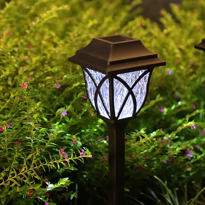 Outdoor Camping Solar Lights Home Decoration Yard Garden Lawn Waterproof Garden Light Arranged To Insert Light and Shadow Lights