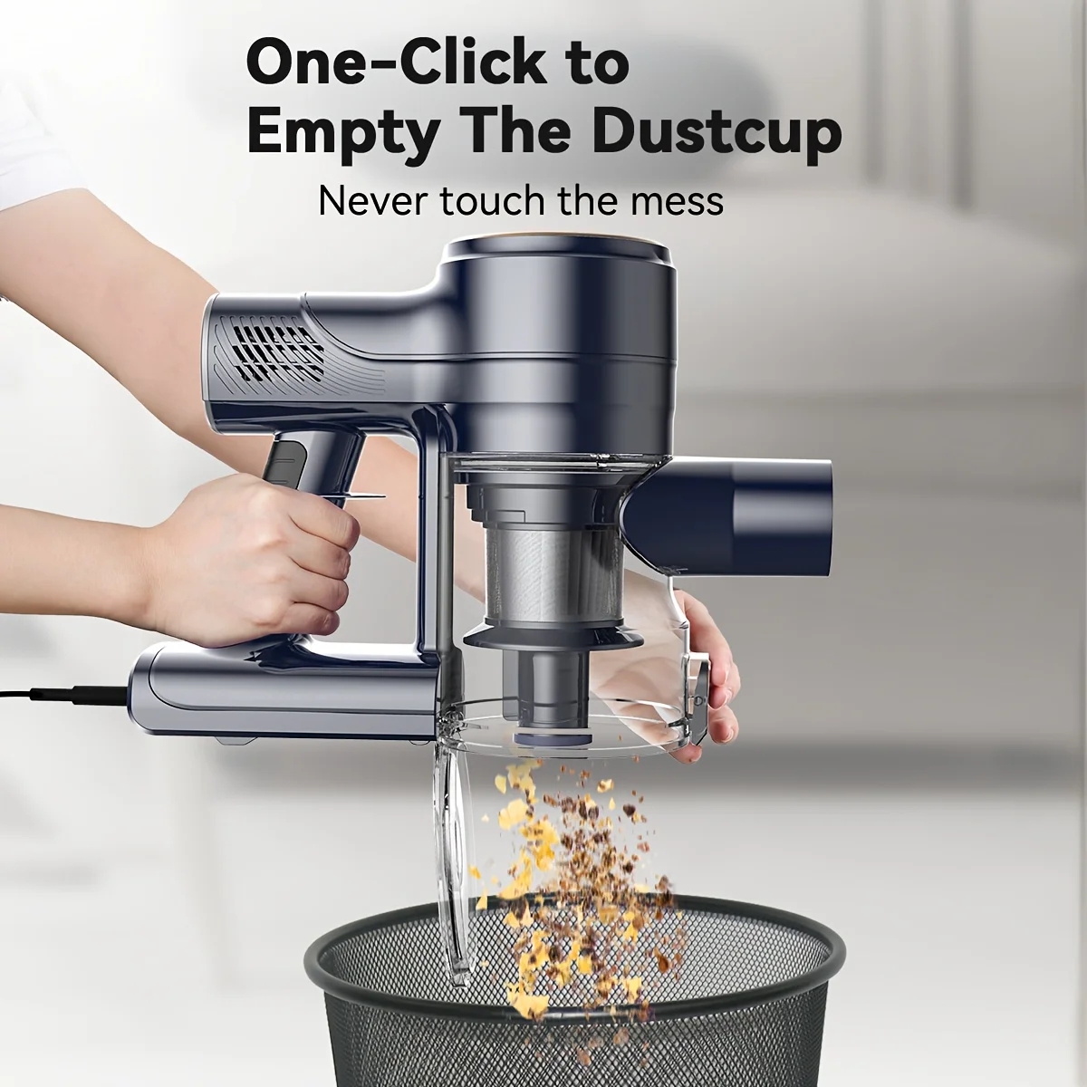 INSE I8 コード付き掃除機 600W 23KPa スティック掃除機フリースタンド 6 in 1 強力軽量ハンドヘルド掃除機 硬床車用