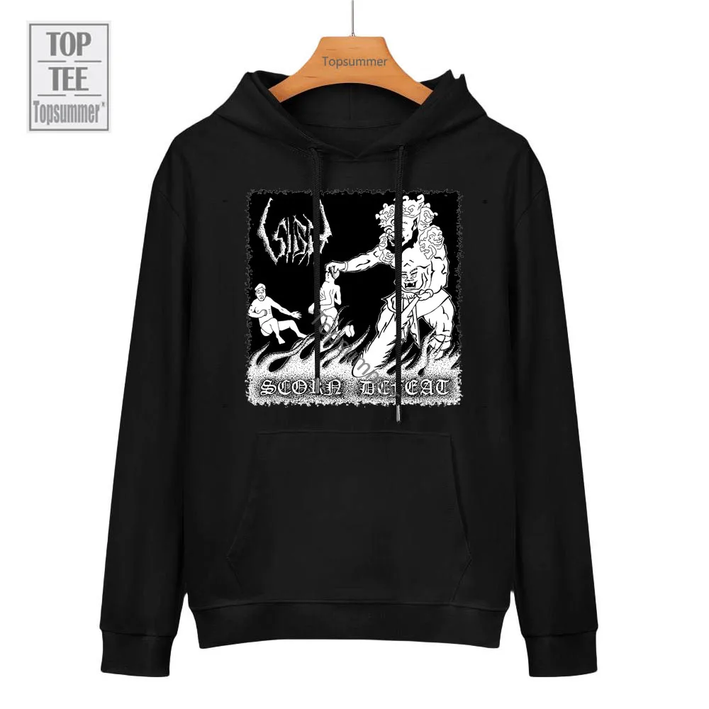 

Scorn Defeat Album Sweatshirt Sigh Tour Hoodies Men'S Metal Rock Sweatshirts 100 Cotton Clothes