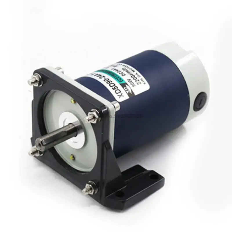 90W DC Motor with Brush 12V24V Adjustable Speed and High Torque 1800 rpm 3000 rpm Motor