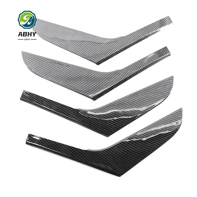

ABHY-Carbon Style Set Of Interior Door Trim For Pull Handle 5K4868039A 5K4868040A For VW Golf Mk6 2010-2013