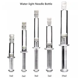 50/100pcs 1-10ML Empty Cosmetic Syringe Bottle Water-light Needle Serum Tube Eye Cream ContainerCosmetic Essence Injection Bott