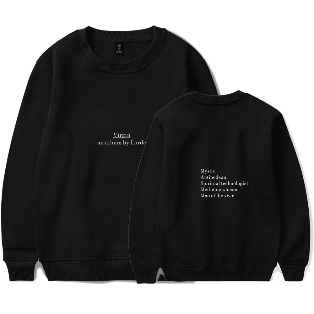 

Lorde Logo Sweatshirts 2025 Long Sleeve Unisex Fashion Streetwear