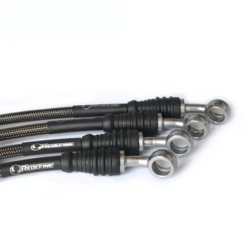 Cross Country Vehicle Automotive Stainless Steel Braided Brake Line Hose Oil Pipe