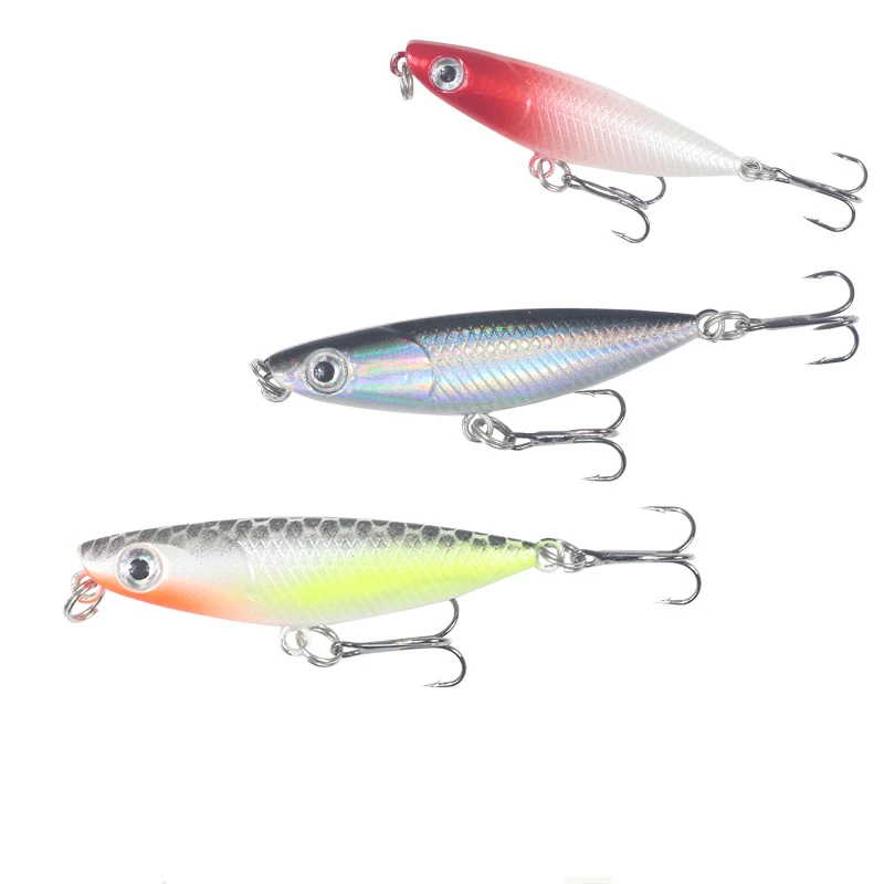 Sinking Pencil Fishing Lure Wobblers 4.5cm 1.8g Artificial Plastic Hard Bait High Quality Bass Pike Minnows Fishing Tackle