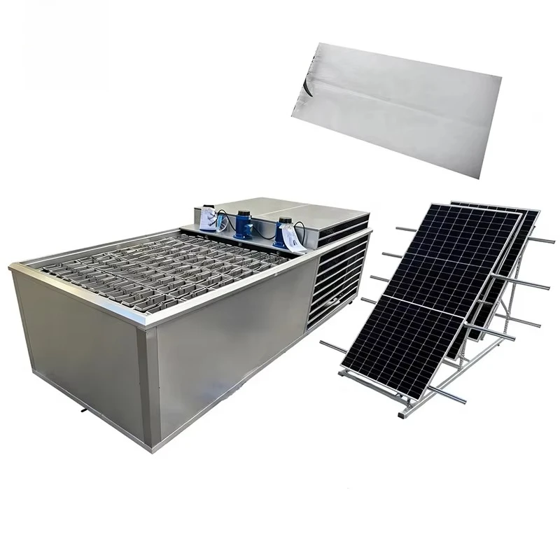 Industrial Commercial Single Solar Panel Ice Machine Simple Air Condensing Ice Making Unit