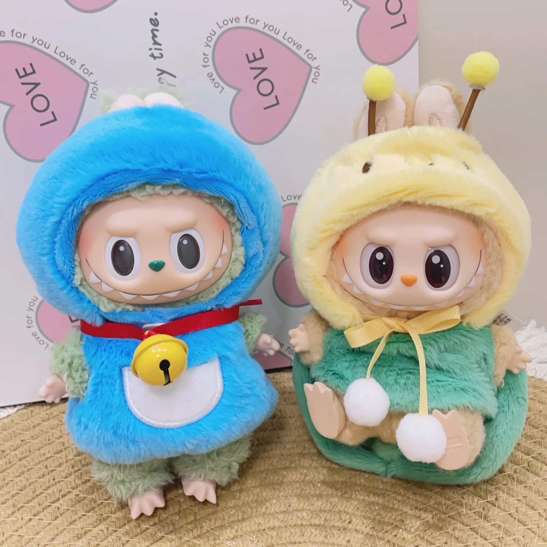 

Clothes For Labubu Dolls Labubu Accessories 1st 2nd 3rd Gen Turtle Bee Cute Baby Clothes Accessories