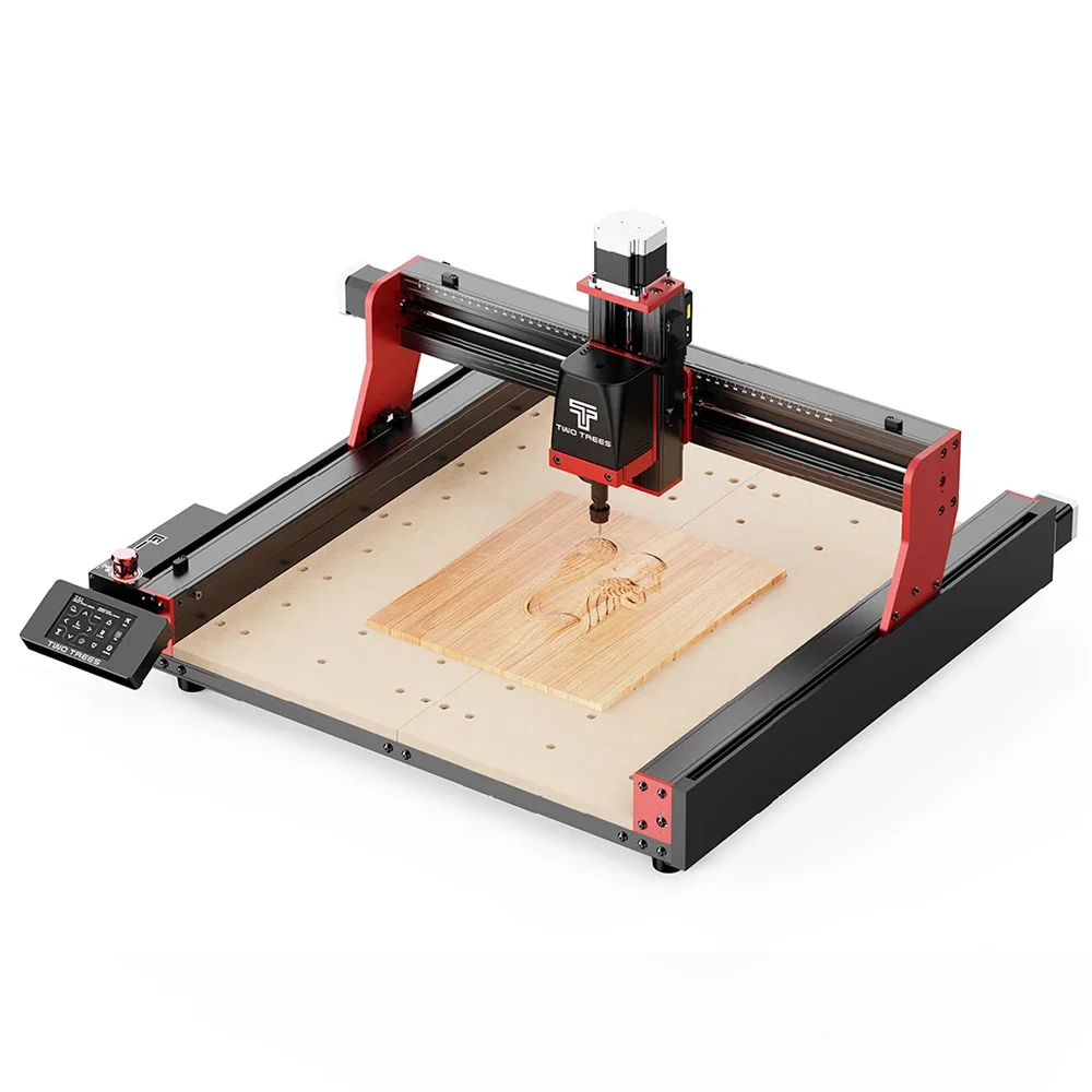 

TWOTREES TTC450Pro OEM 4th Axis Module Supported 95% Pre-Assembled 800mm/min 460*460*80mm Work Area wood router cnc portable