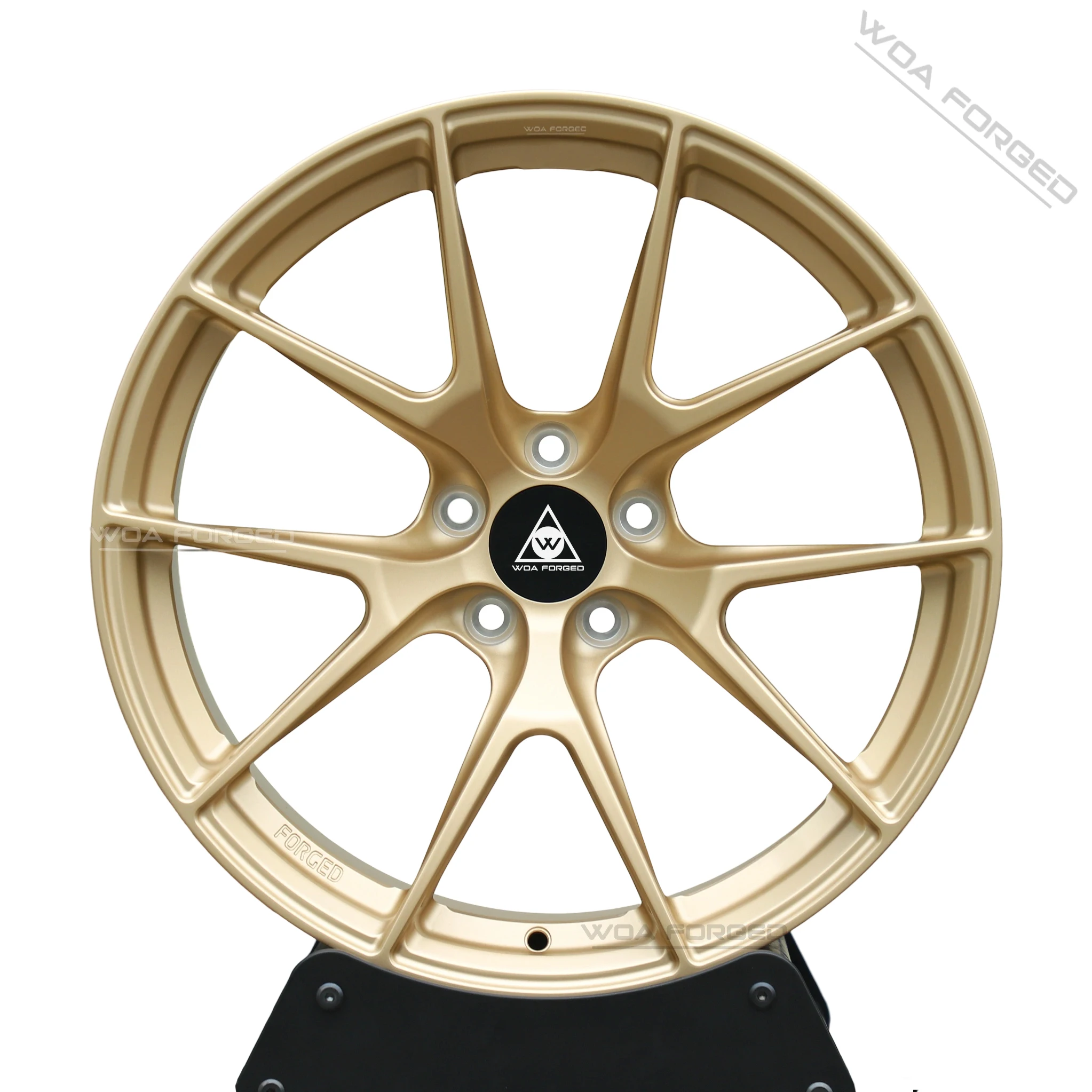 

VS5RS Champagne Gold Transparent Deep Recessed Round Disc 18 19 20 Inch Single Five-spokes Lightweight Sport 5x120 5x112 for M2