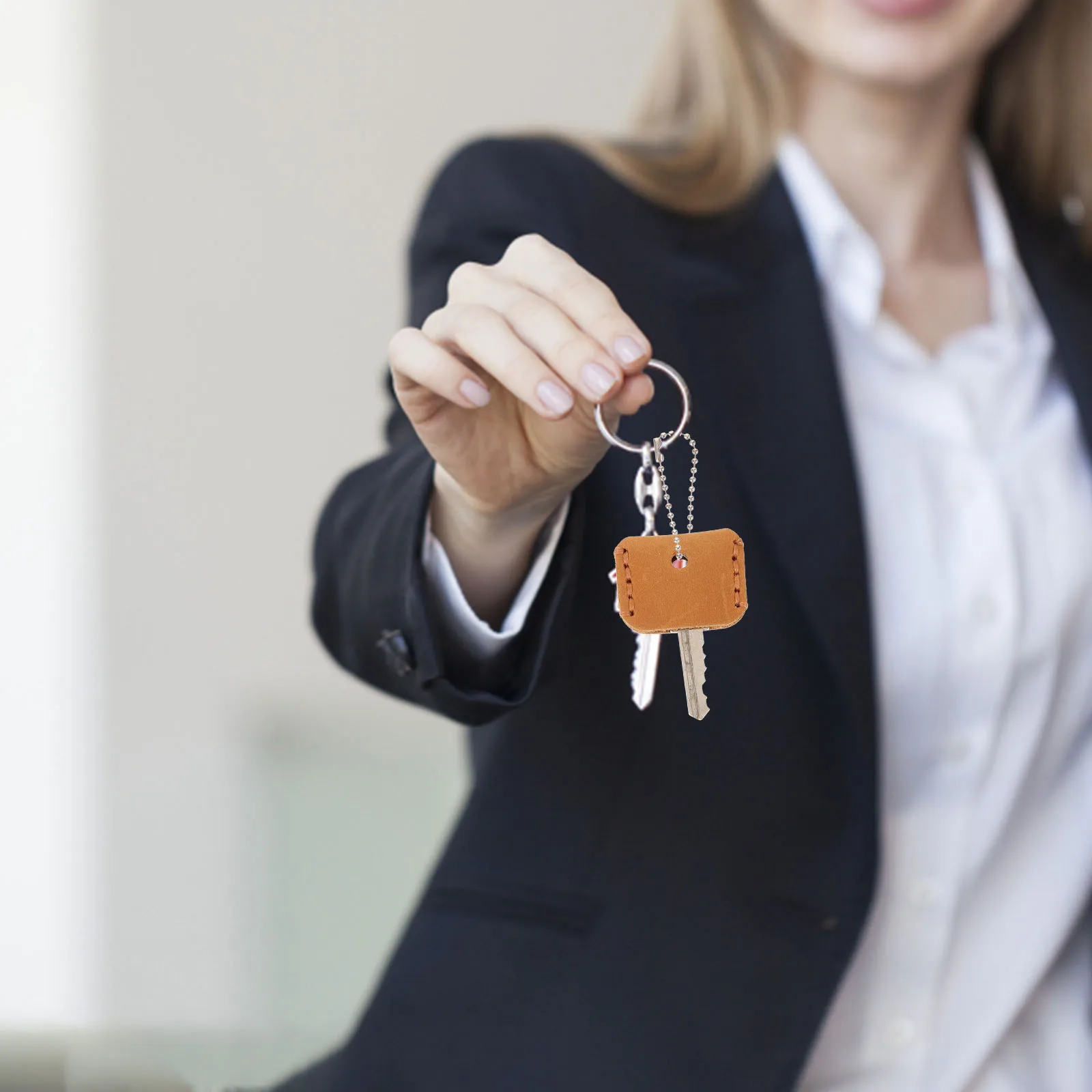 3개입 키 커버 보호 슬리브 식별자 캡 장식용 키 슬리브 실용적인 키 토퍼