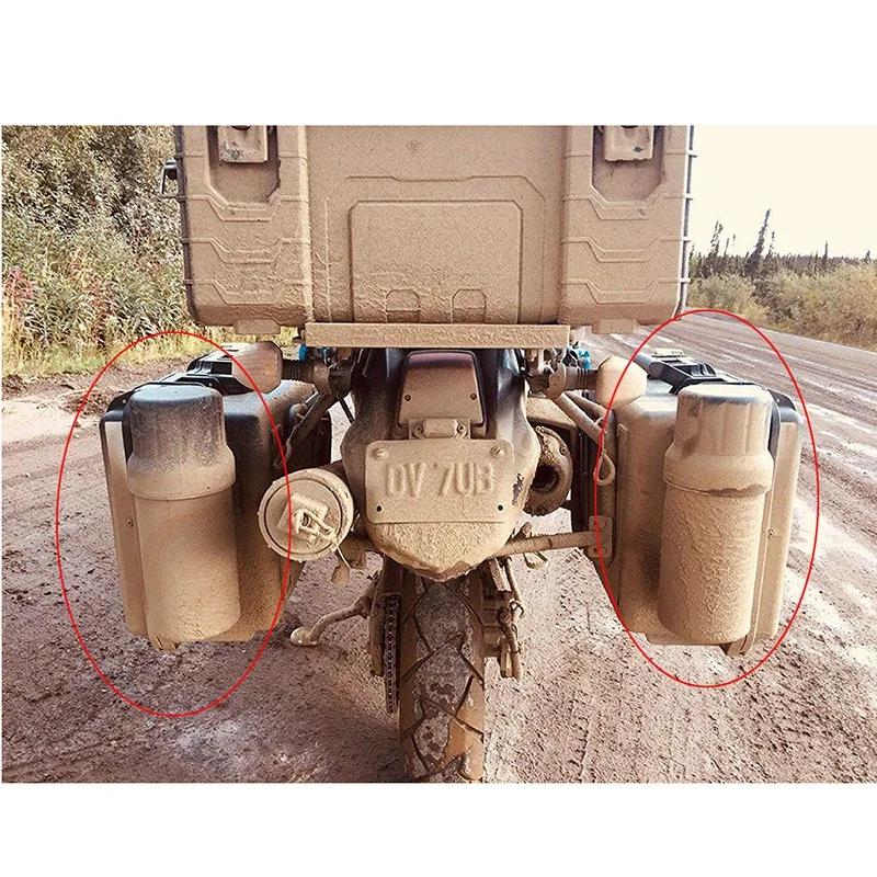 Motorcycle Accessories Waterproof Tool Tube Gloves Raincoat Storage Box Universal For Honda Yamaha Kawasaki