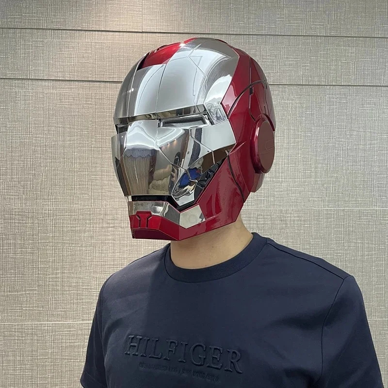 アイアンマン Mk5 ヘルメット 電動音声起動 1:1スケール 着用可能