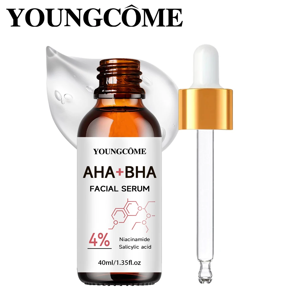 YOUNGCOME Salicylic Fruit Acid Essence Pore Shrinking Serum Anti-Oxidation Dull Hydration Face Moisturizing Fade Fine Lines