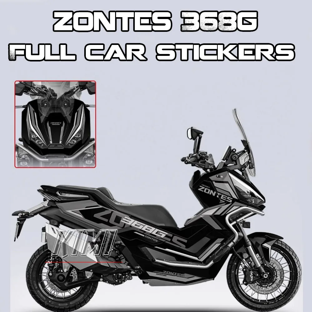 FOR ZONTES 368G Motorcycle Full Car Sticker Decoration Protective Sticker Personality Creative Sticker Modified Accessories