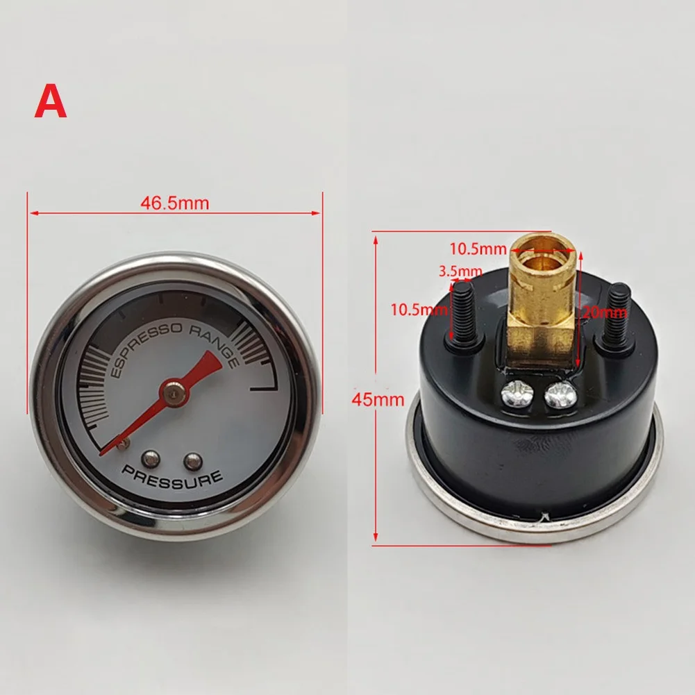 Coffee Maker Pressure Gauge For Espresso Machine Precise 105C Measurement Plastic Tool Kitchen Bar Accessory
