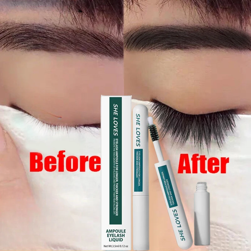 Fast Eyelash Growth Serum 7days Natural Eyelash Enhancer Longer Fuller Thicker Lashes Treatment Products Eye Care Makeup