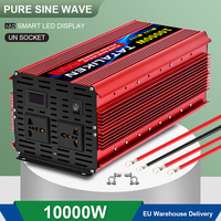 Pure Sine Wave Inverter 12V 220V 5000W 6000W 7000W 8000W DC To AC Portable Power Voltage Converter Car Solar Inverter