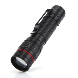 Portable USB Rechargeable LED Flashlight Waterproof Mini Super Bright Light for Outdoor Hunting Hiking Fishing Flash Light