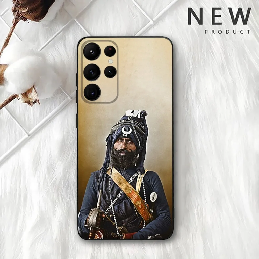 Nihang Singh Sikh pioneer Phone Case For Samsung Galaxy A20,A21s,A22,A31,A32,A52,A53,A72,73,A80,A91 Soft Black Cover