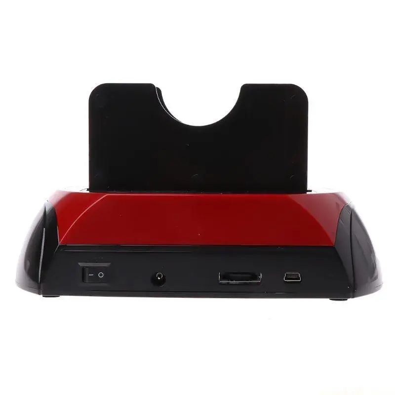 IDE Dual HDD Docking Station Hard Disk Drive USB 2.5 3.5 Reader US Plug