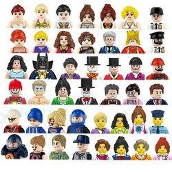 City Friends Figures  Building Block Professional Worker Police Doctor Fireman Military Soldier Bricks Educational Toys