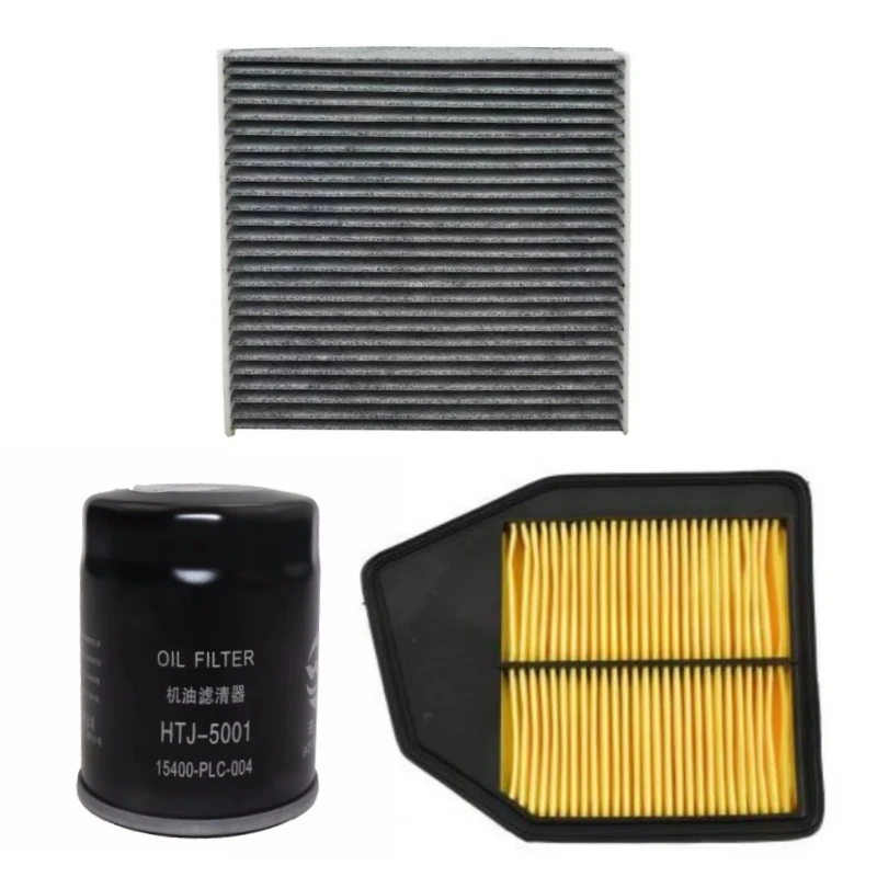 

3PCS Car Air Filter Cabin Filter Oil Filter For Honda CROSSTOUR (TF_)2.4 2011-2018/ ACCORD VIII (CP_)2.4 2008-2013 17220-R40-A00