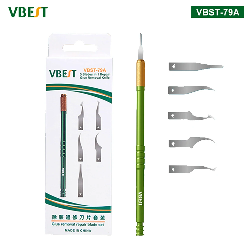 

5 в 1, набор ремонтных лезвий для удаления клея материнской платы IC для удаления клея IC/CPU/жесткого диска мобильного телефона