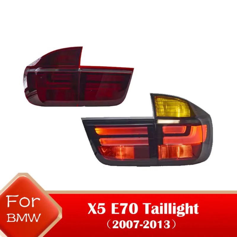 Taillight For BMW X5 E70 Tail Light Assembly 2007-2013 Modified LED Driving Brake Turn Signal Rear Lamp Assembly Plug And Play