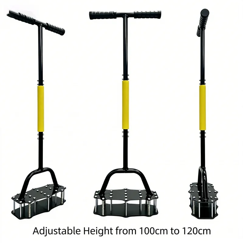 Standing Spring Soil Aerator for Lawn Garden Orchard Labor-Saving Inflated Punching Device Easy to Use Aeration Tool for Loosen