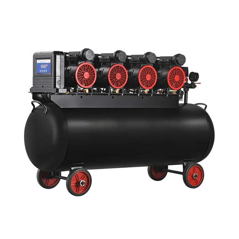 

Industrial grade 1600W oil-free air compressor large-scale auto repair and decoration woodworking spray real stone paint 220V