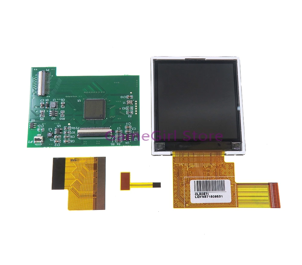 1set For Gameboy GBC 2.2inch 5 Segments Adjustable Highlight Backlit Brightness Screen Modification Kit