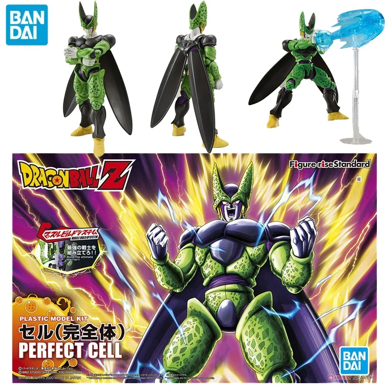 Original BANDAI Dragon Ball Z Figure-rise Cell Anime Figure Assembly Model Collection Anime Action Figures Toys Birthday Gift