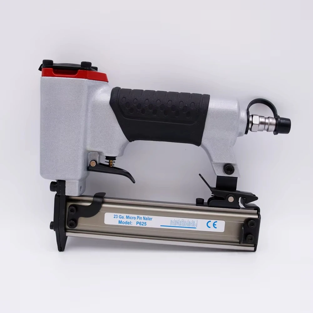 

Headless Pin Nail Gun P625 10-25mm Aluminum Air Nail Gun, Top Exhaust