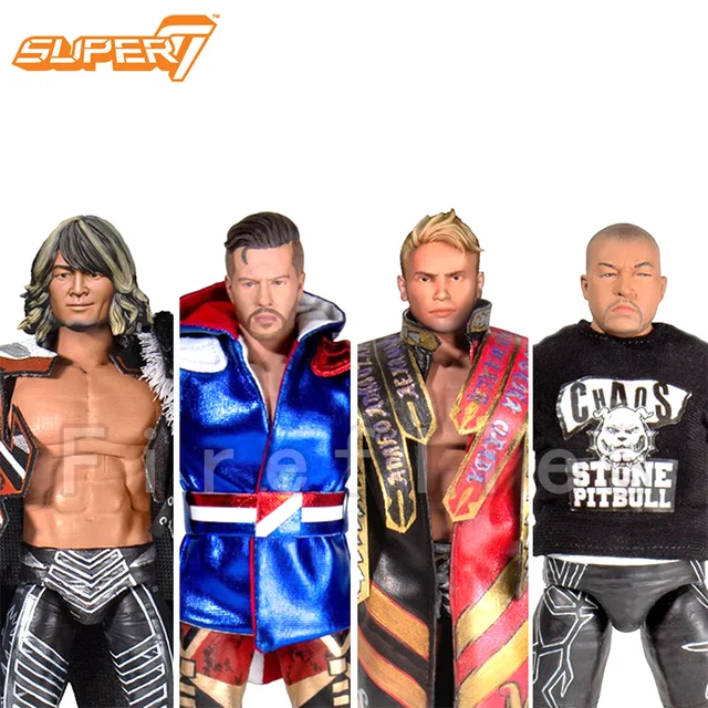 7inches Super7 Action Figure New Japan Pro-Wrestling Ultimates Wave 1 Set  of 4 Figures Anime Model For Gift Free Shipping - AliExpress 26