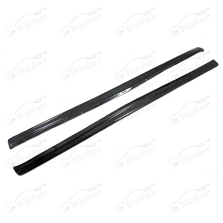 DAMD STYLE CARBON FIBER SIDE SKIRT EXTENSIONS FOR 2001-2007  LANCER EVOLUTION EVO 7 8 9 EVO 7-9