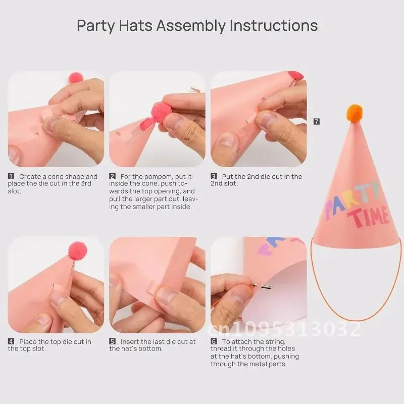 15Pcs Rainbow Party Hat with Pompom Ball Colorful Birthday Event Kids Tea Party Supplies Party Festive Hat Hat Birthday Pet Cone