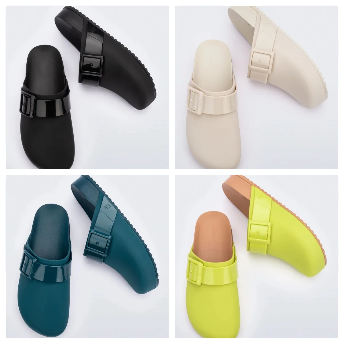 Half pack thick soled solid color wear fashion slippers